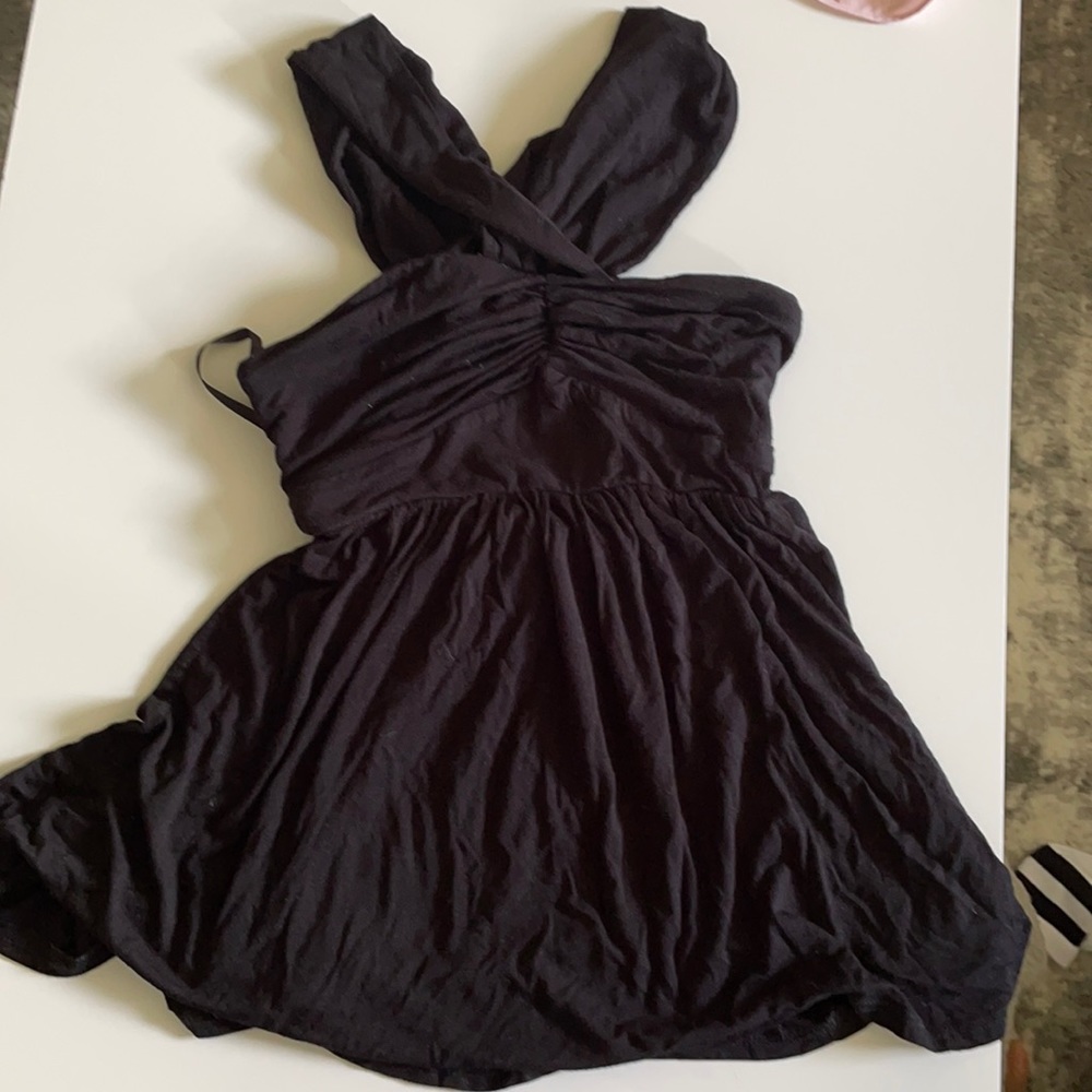 Black Flowy Tank. Worn Once